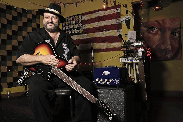 Mark with new amp and guitar